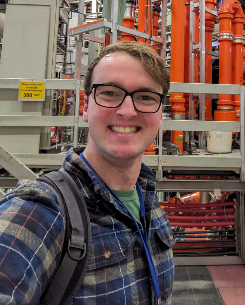 First-year graduate student Corey Lehmann