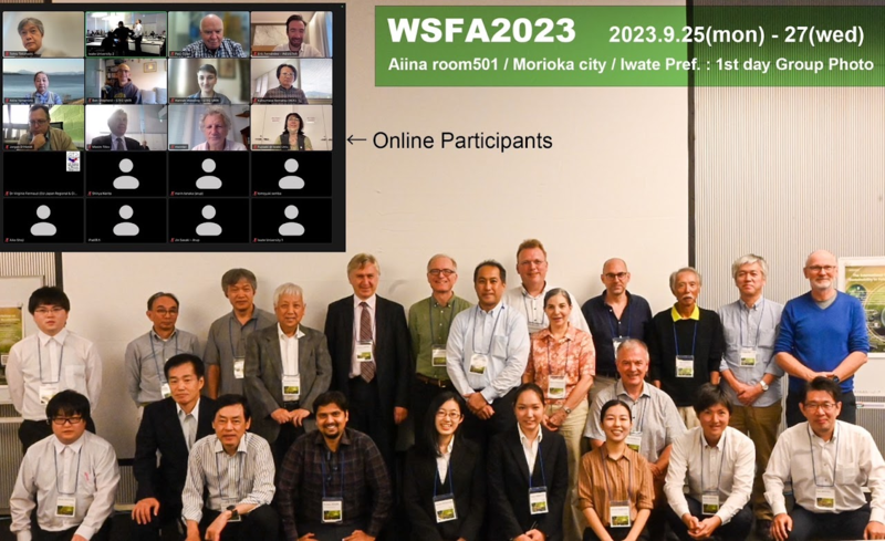 Group photo of the participants at WSFA2023
