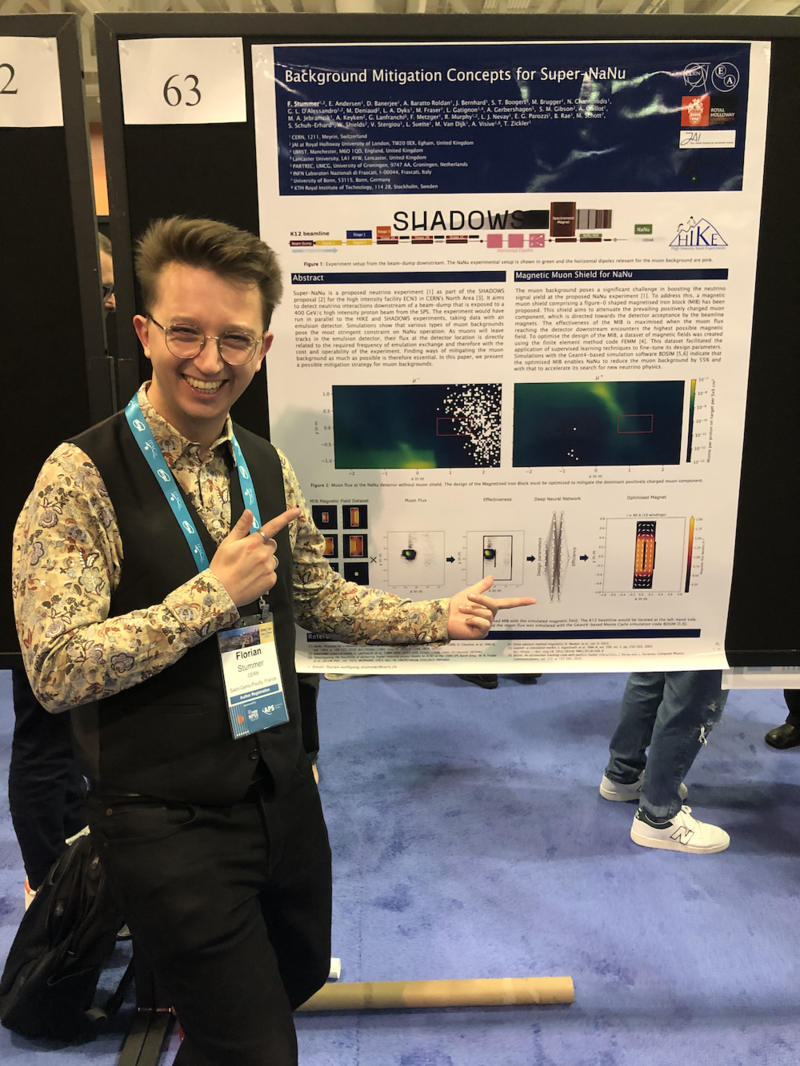 Florian Stummer presenting his poster at IPAC 2024 Florian Stummer presenting his poster at IPAC 2024