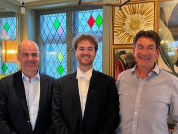 Emmanuel Tsesmelis (examiner), John (Jack) Salvesen, and Philip Burrows (supervisor)